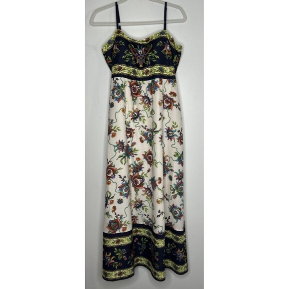 Siena Dresses & Skirts - Siena Midi Floral Dress Size 14 Built in Bra Adjustable Straps Garden Party